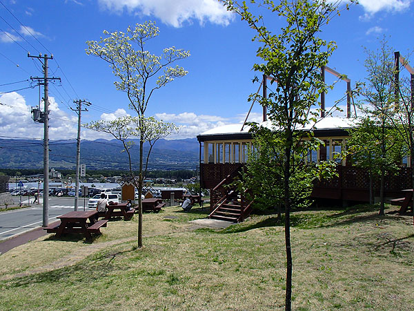 目の前に広がる街並みは伊那市